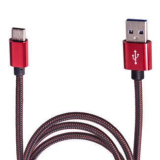 Кабель USB - Type-C красный PULSO
