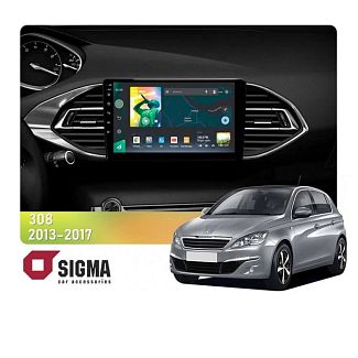 Штатная магнитола X9464 4+64 ГБ 9" Peugeot 308S 2013-2017 SIGMA